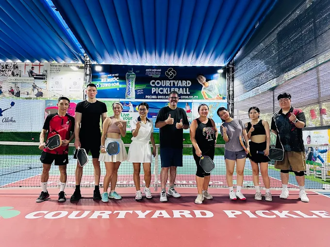 Top 10 sân đánh Pickleball tốt nhất Đà Nẵng 2 Courtyard Pickle