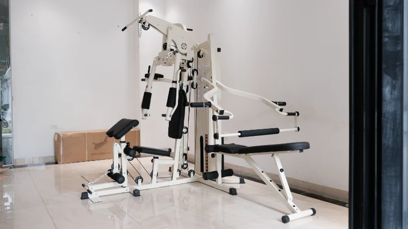 Giàn tạ đa năng HQ-909S 4 Khung chính của giàn tạ đa năng HQ-909S được làm từ chất liệu thép cao cấp
