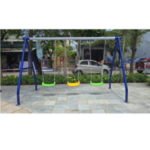 Xích đu 3 ghế – Ghế nhựa cao cấp