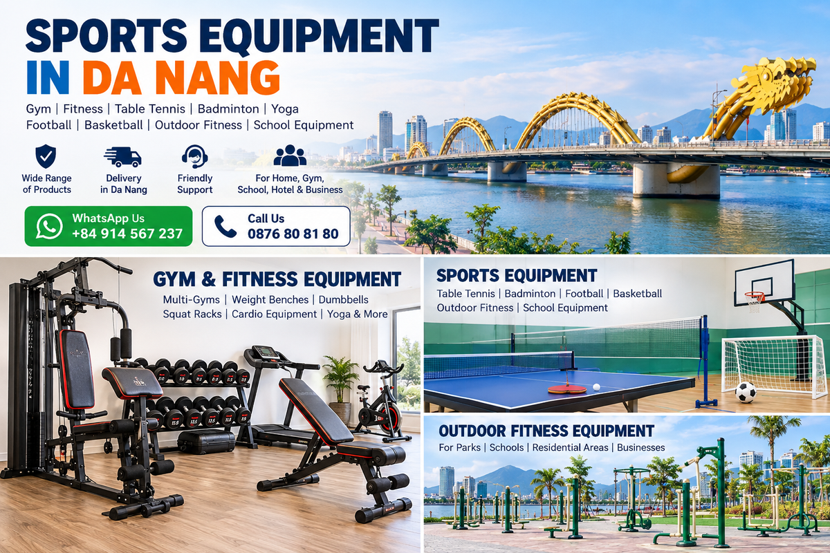 Sports Equipment Store in Da Nang 1 Thiet Bi The Thao Da Nang Toan Dien