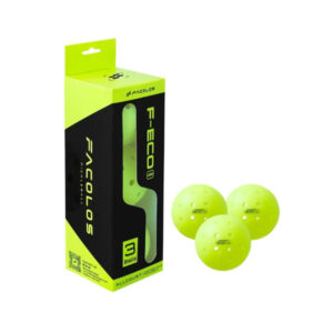 Bóng Pickleball Facolos F-Eco 48 Lỗ (Hộp 3 Quả)