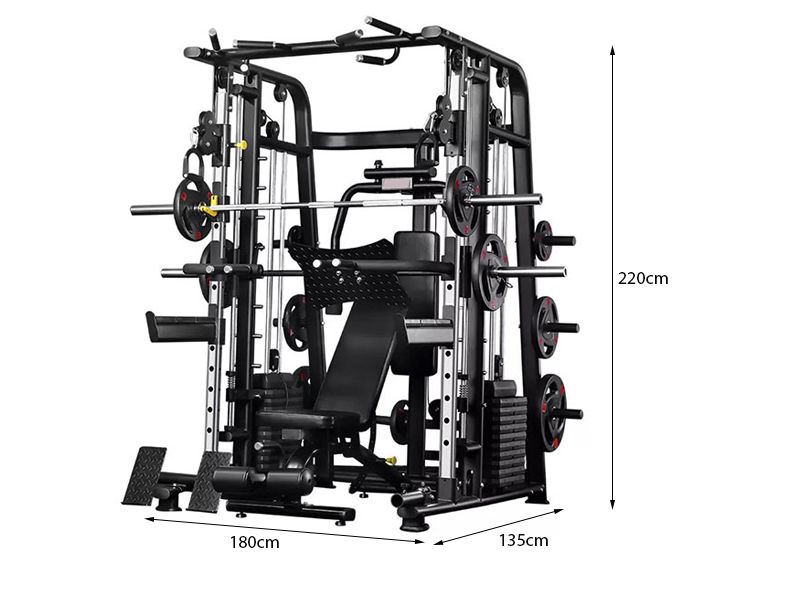 Giàn tạ đa năng HQ-368 – Kèm ghế tạ 3 kich thuoc gian ta HQ 368