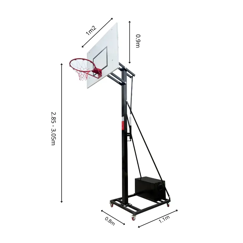 Trụ Bóng Rổ Di Động TT-110 3 kich thuoc tru bong ro di dong tt 110